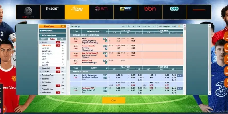 Giới thiệu các cửa cược kèo tài xỉu thể thao